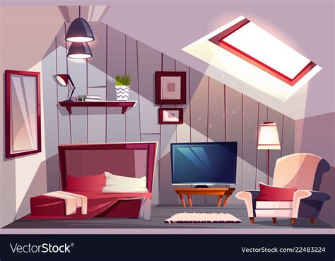 Pin By Xing Sunny On Микростоки Bedroom Illustration Cozy Bedroom
