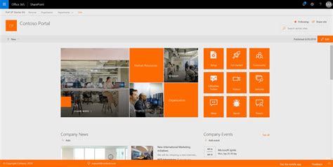 Verlaat het intranet door af te melden en je browser te sluiten. ModernUI Intranet mit PnP SharePoint Starter Kit - Office ...