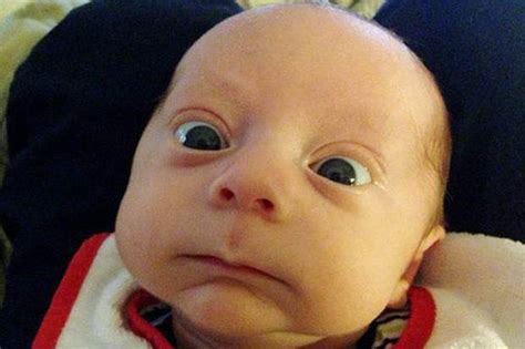 Hilarious Photos Of Babies Faces As They Fill There