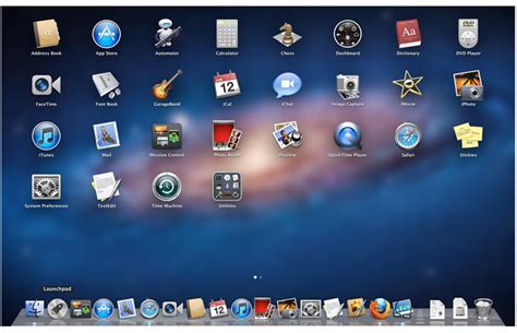 The os in my macbook pro is mac os x lion 10.7.5 (11g63). What default apps come with a MacBook