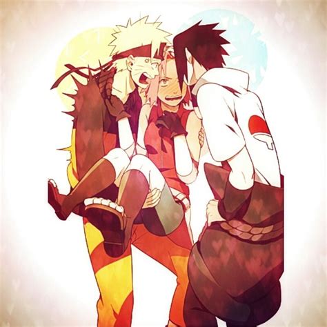 Naruto And Sasuke Fighting Over Sakura~ That Will Never Ha Flickr