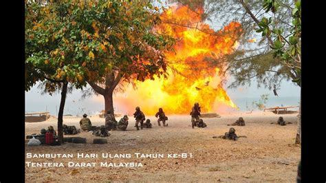 Hari Ulang Tahun Hut Tentera Darat Malaysia Ke 81 2014 Youtube