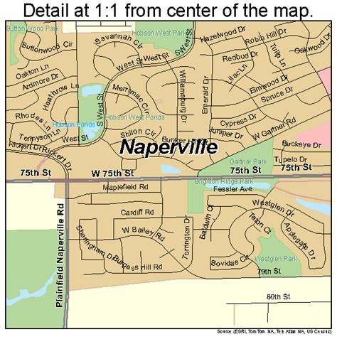 Naperville Illinois County Map