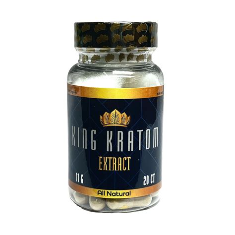 King Kratom Extract Capsules - Pure Leaf Kratom
