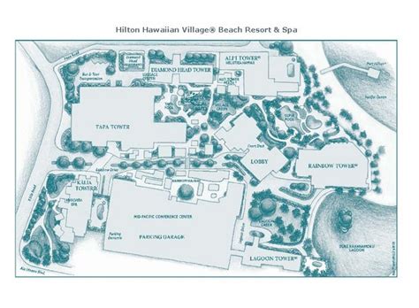 29 Map Of Hilton Hawaiian Village Maps Database Source