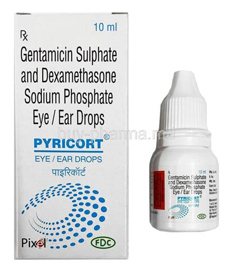 Buy Pyricort Eyeear Drops Gentamicin Dexamethasone Online
