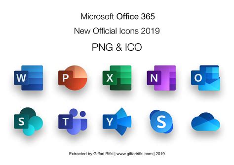 Microsoft Office 365 New Icons By Ii On Deviantart