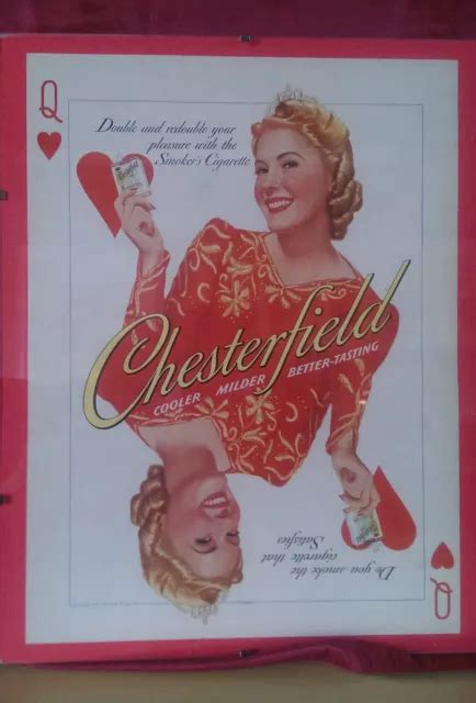 Vintage Chesterfield Cigarette Magazine Ad 1940 Rare Queen 1181 Picclick