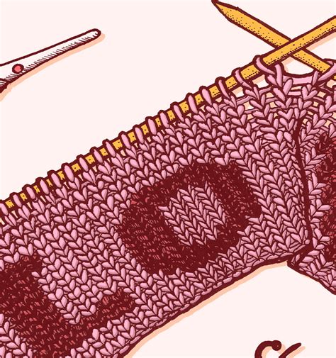 Knit definition, to make (a garment, fabric, etc.) by interlocking loops of one or more yarns either by hand with knitting needles or by machine. All you knit is love on Behance