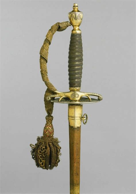 Small Sword With Scabbard Dated 1781 82 Pleace Of Origin Made In