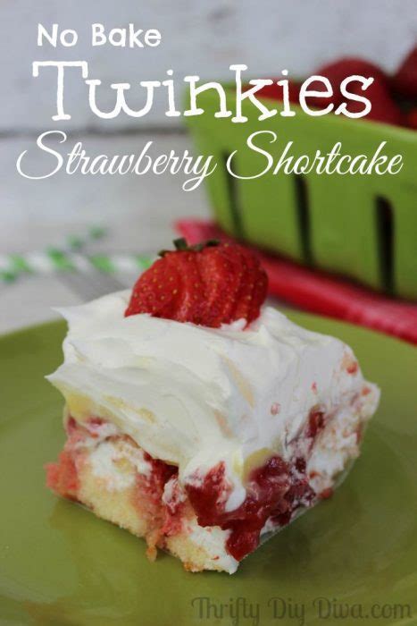 No Bake Twinkies Strawberry Shortcake Swanky Recipes Simple Tasty Food Recipes