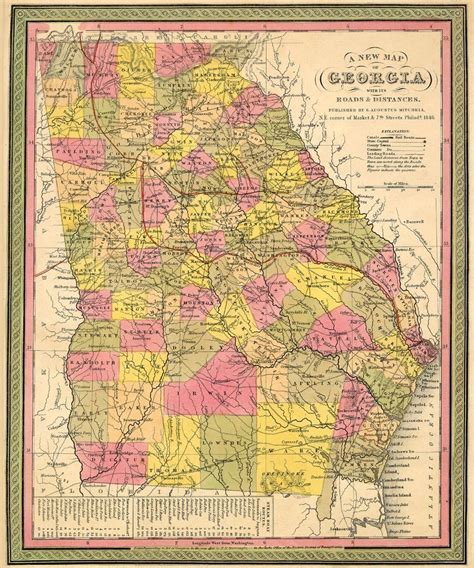 Maps Georgiainfo Georgia Map Map History