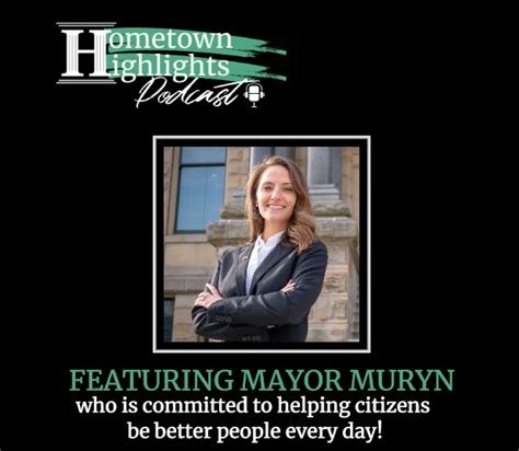 Episode 1 Findlay Mayor Christina Muryn Hometown Highlights Podcast