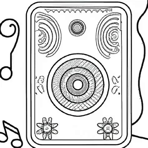 Desenho De Caixa De Som