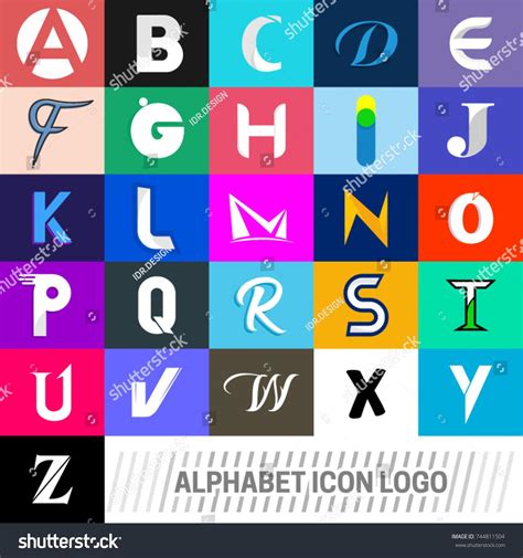 Logotype Alphabet Icons Logo Lettering Alphabet Logo Design Lettering