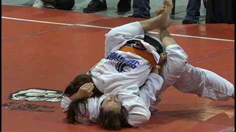 Girls Jiu Jitsu Martial Artjujutsu Championship Match Toronto