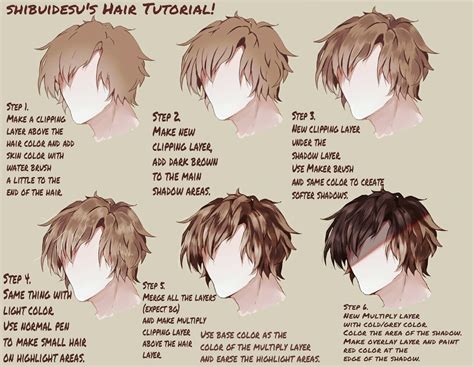 Hair Tutorial By Shibuidesu How To Art