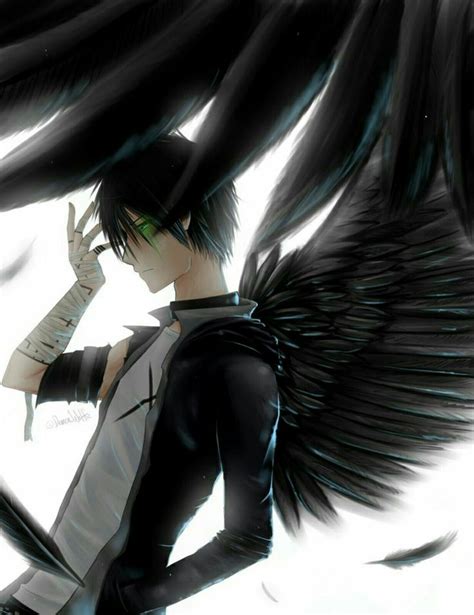 Anime Boy Fallen Angel Dark Anime Anime Angel Anime Guys