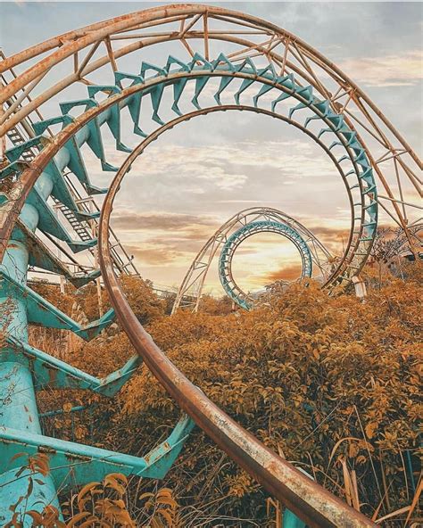 Abandoned Rollercoaster Amusement Park Abandoned Amusement Parks