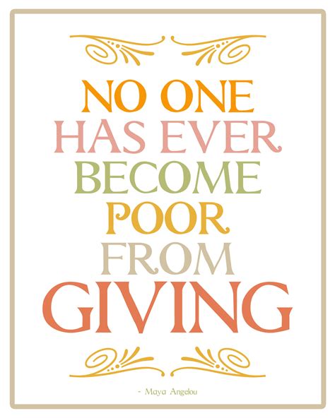 Famous Quotes About Charity Giving Quotesgram