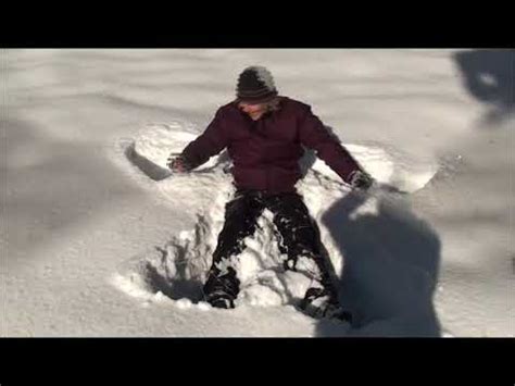 How To Make A Snow Angel Youtube