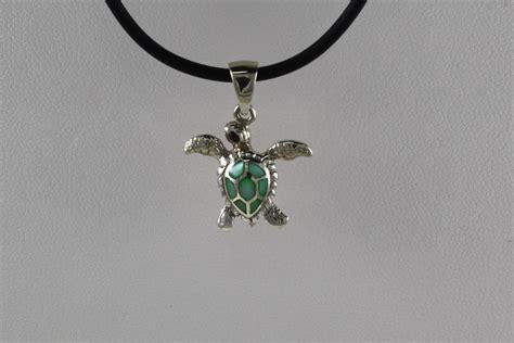 Tiny Turtle Pendant Ningaloo Collection Driftwood Jewellers Exmouth