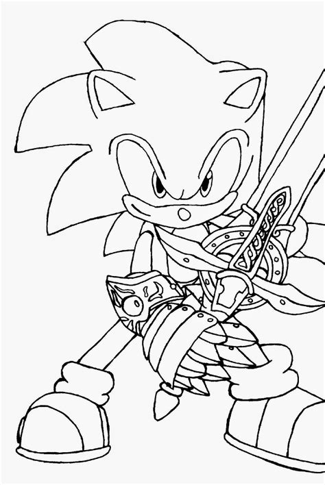 Sonic Coloring Pages - Kidsuki
