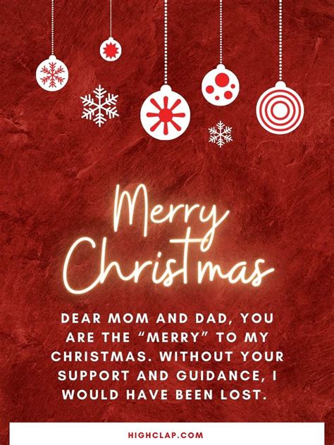 50 Heartfelt Christmas Wishes For Mom And Dad