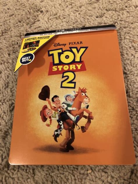 Disney Pixar Toy Story 2 Steelbook 4k Ultra Hd Blu Ray Digital Ships