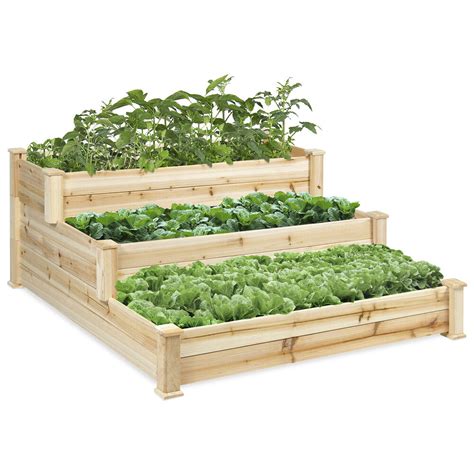 Bcp Raised Vegetable Garden Bed 3 Tier Elevated Planter