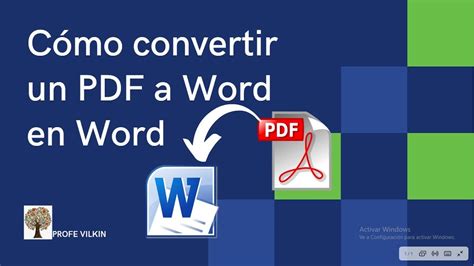Convertir De Pdf A Word En Word Printable Templates Free