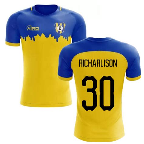 Richarlison's contract extension comes the day before struggling everton face premier league leaders liverpool in the merseyside derby at anfield (20:15 gmt). 2020-2021 Everton Away Concept Football Shirt (RICHARLISON 30)