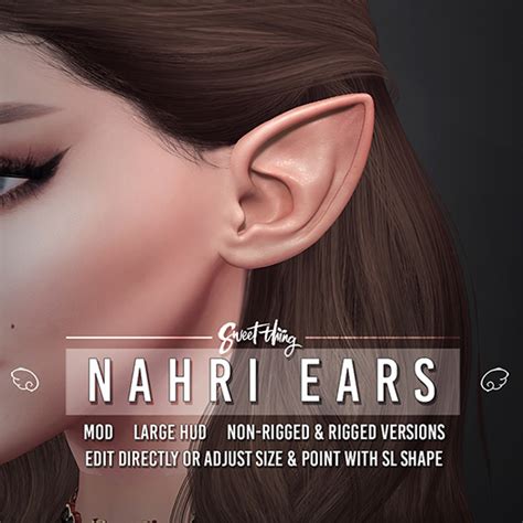 Second Life Marketplace Nahri Elf Ears By Sweet Thing Beautifully