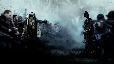 Bane And Batman The Dark Knight Rises Wallpaper Movie Wallpapers