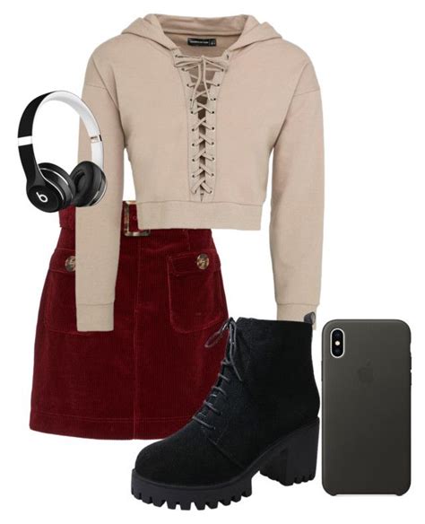 untitled by btsarmyjungkook liked on polyvore featuring alexachung beats by dr dre and apple