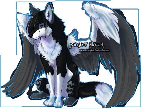 Wolf With Wings Anime Love Pinterest Wolf Anime