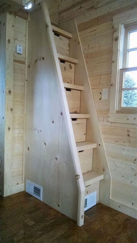 53 Smart Tiny House Loft Stair Ideas Staircase Stairrunner