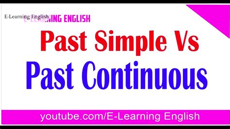 Past Simple Vs Past Continuous Interrupted Action English Grammare