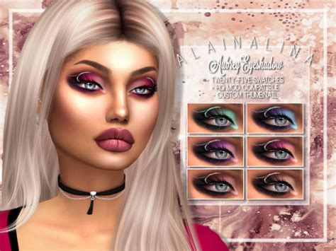 Alaina Lina Cut Crease Eyeshadow The Sims 4 Download Lina Aubrey
