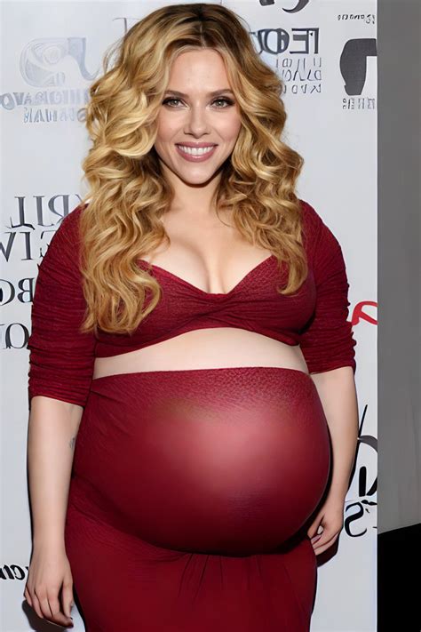 Pregnant Scarlett Johansson Ai Assisted By Theinflationwizard On