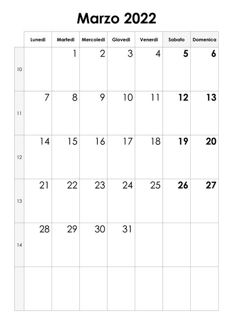 Calendario Marzo 2022 Calendariosu