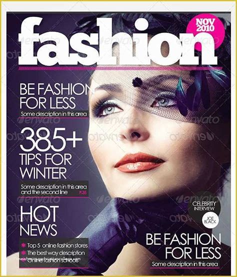 Free Magazine Cover Template Of Indesign Psd Magazine Cover Layout Templates