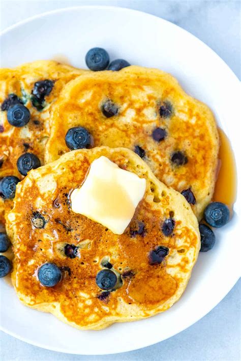 Blueberry Pancakes Recipe Rezfoods Resep Masakan Indonesia