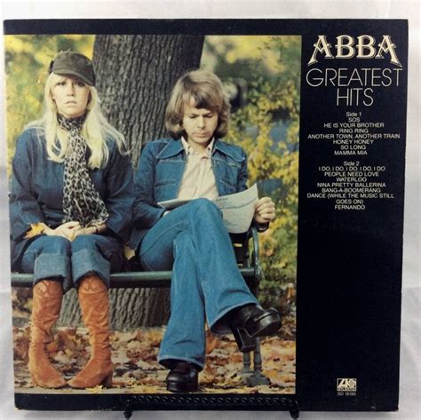 Abba Greatest Hits Lp Vinyl Record 1976 Atlantic Records Etsy