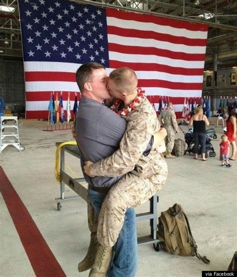 Photo Of The Day A Gay Marines Homecoming The Atlantic