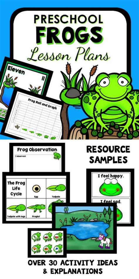 Frogs Theme Preschool Classroom Lesson Plans Preschool Teacher 101