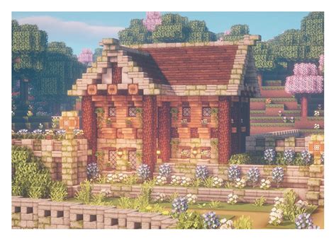 There are nearly 1000 blocks to choose from and dozens of biomes with natural features to take advantage of. Townhouse near the watermill (°⌣°) - tutorial | Cute ...
