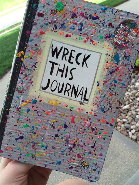 Wreck This Journal Cover Wreck This Journal Cover Journal Covers Journal Pages Art Journal