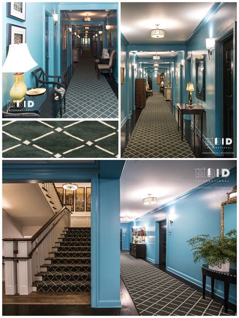 Boutique Hotel Interior Design Hallways And Corridors Blue Mbid