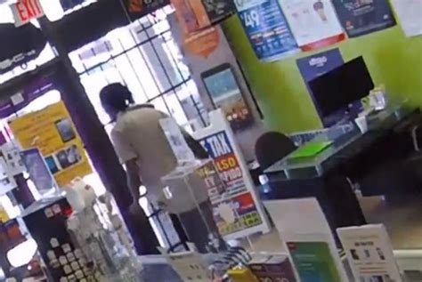 Watch Robber Panics After Being Locked Inside Store Alone
